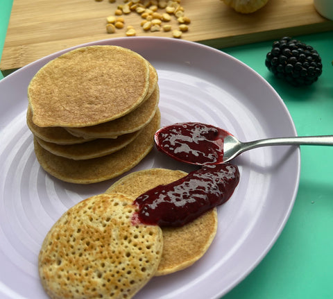 Lentil and Corn Mini Pikelets